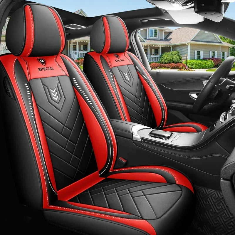 Cushioned leather car seat cover (1 pc)