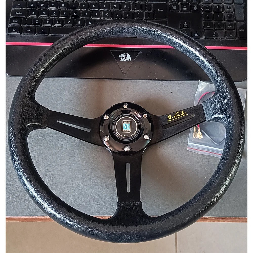 Universal 14 Inch ND PU Auto Racing Steering Wheel