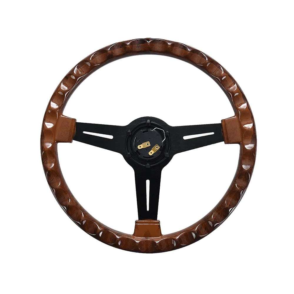 Nardi 14 Inch Wood Grain Racing Steering Wheel 350mm REtro