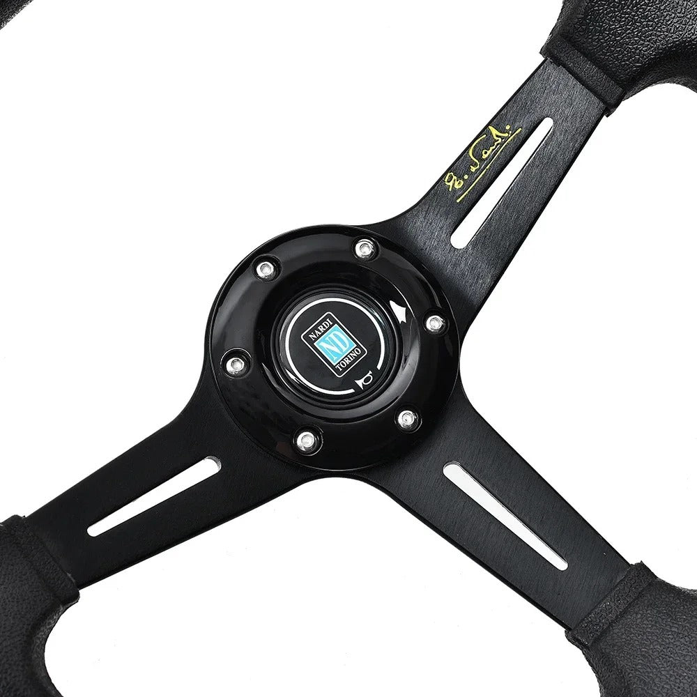Universal 14 Inch ND PU Auto Racing Steering Wheel