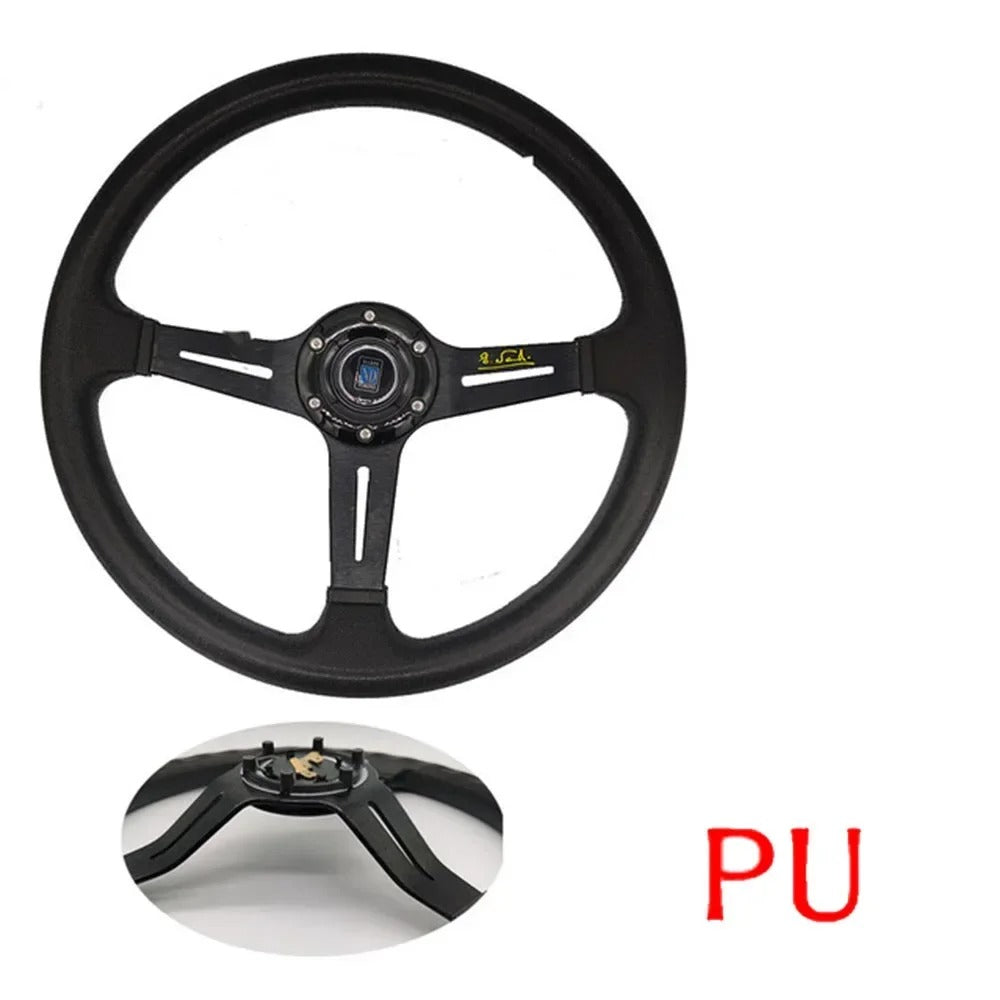 Universal 14 Inch ND PU Auto Racing Steering Wheel