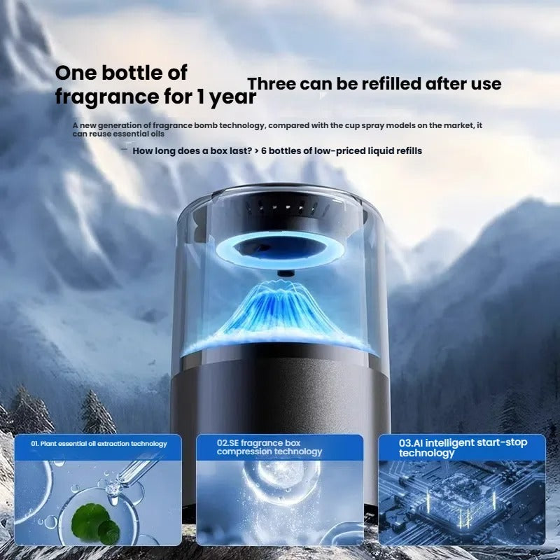 Smart Car Air Freshener - Premium Automotive Fragrance Device