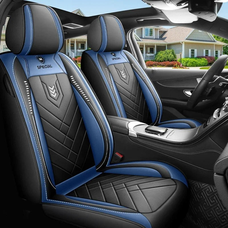 Cushioned leather car seat cover (1 pc)