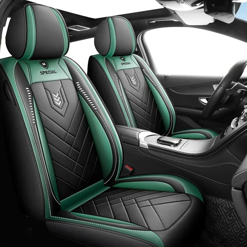 Cushioned leather car seat cover (1 pc)