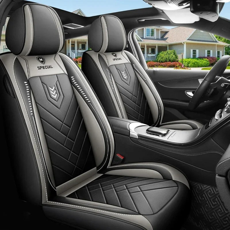 Cushioned leather car seat cover (1 pc)